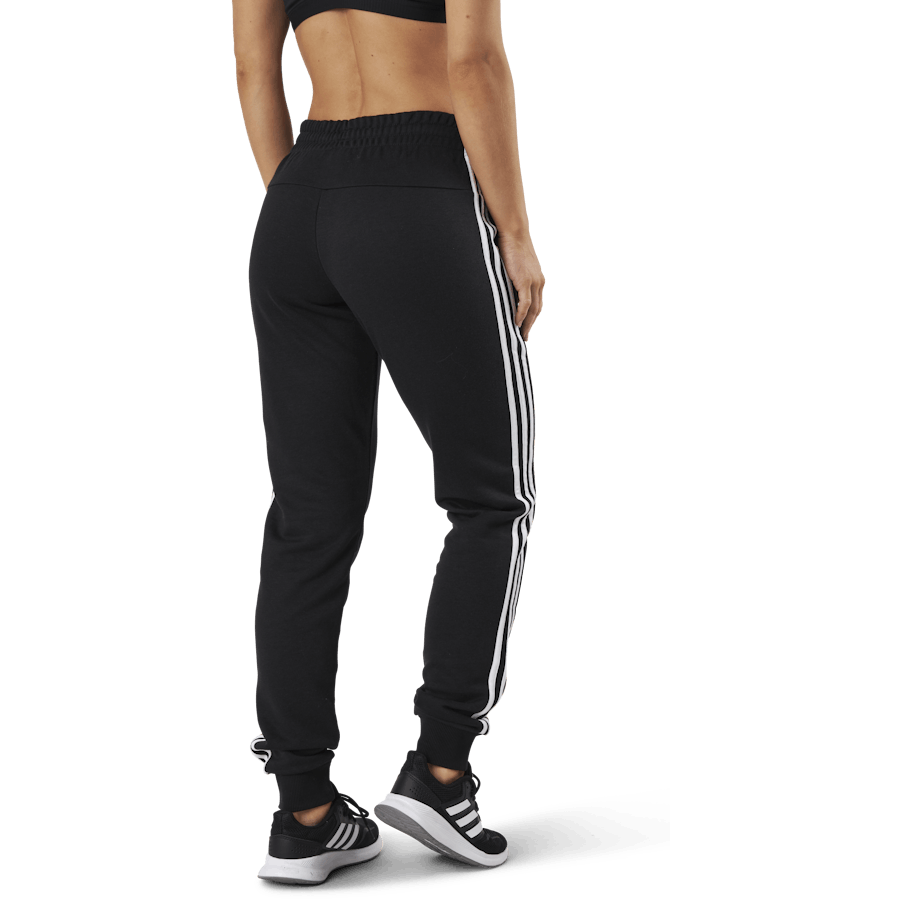 Essentials Slim Tapered Cuffed Pant Black / White