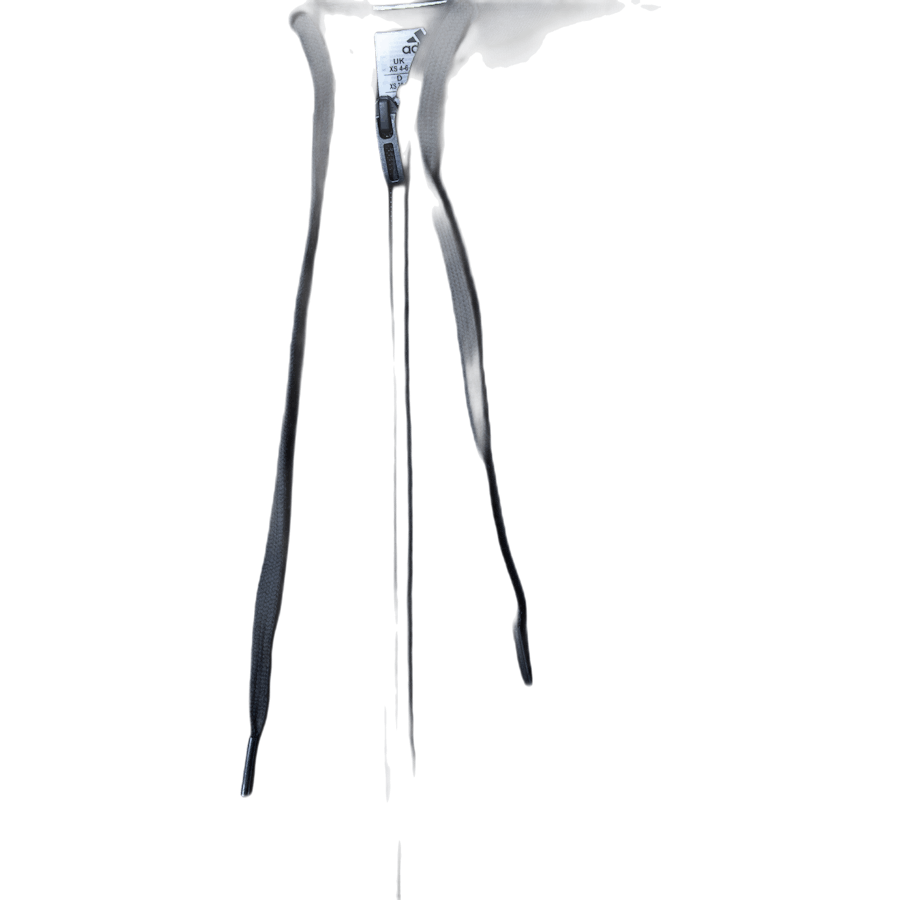 Essentials Full-Zip Hoodie Black / White