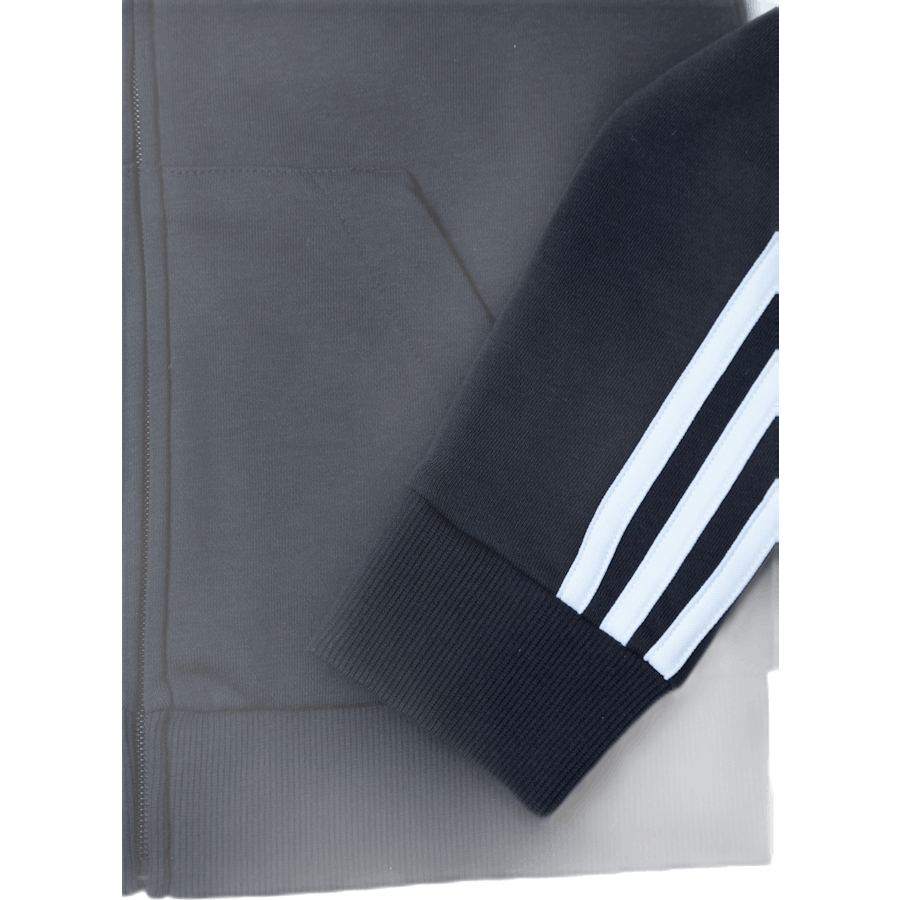 Essentials Full-Zip Hoodie Black / White