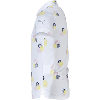 Girls Blossom Polo White