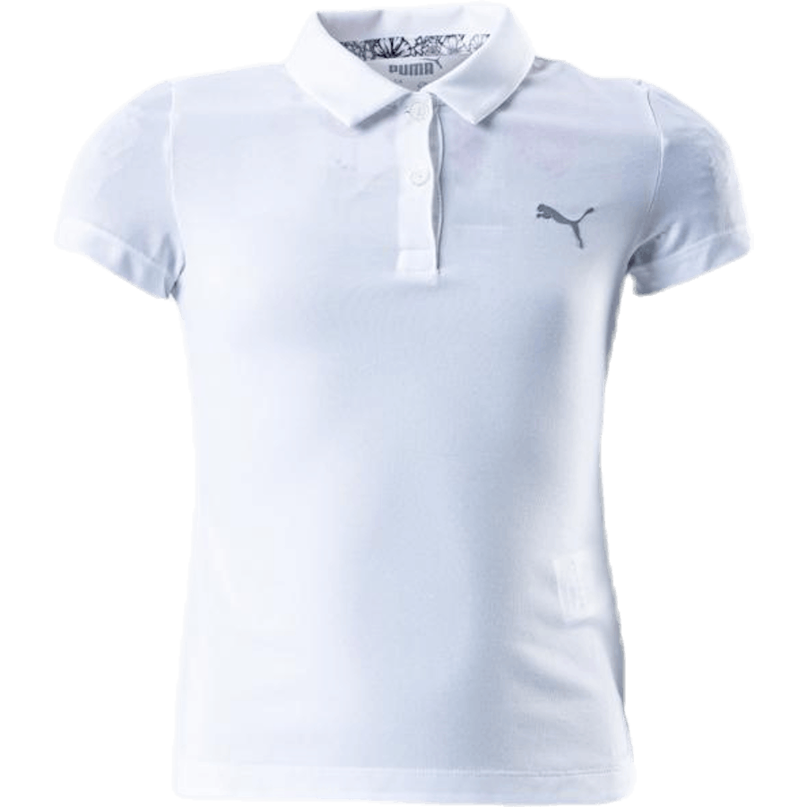 Girls Essential Polo White