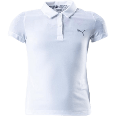 Girls Essential Polo White
