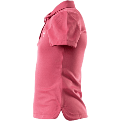 Girls Essential Polo Pink