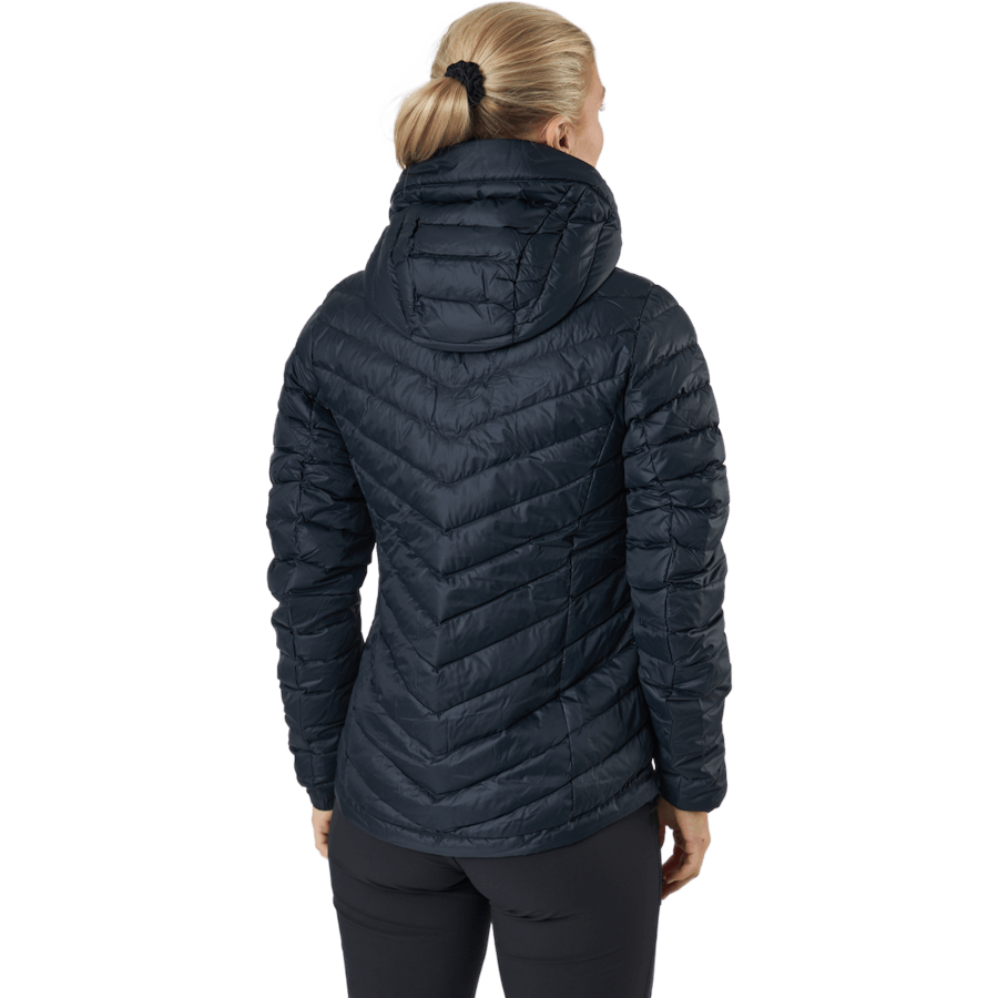 W Frost Down Hood Jacket Black