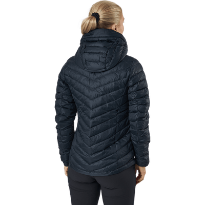 W Frost Down Hood Jacket Black