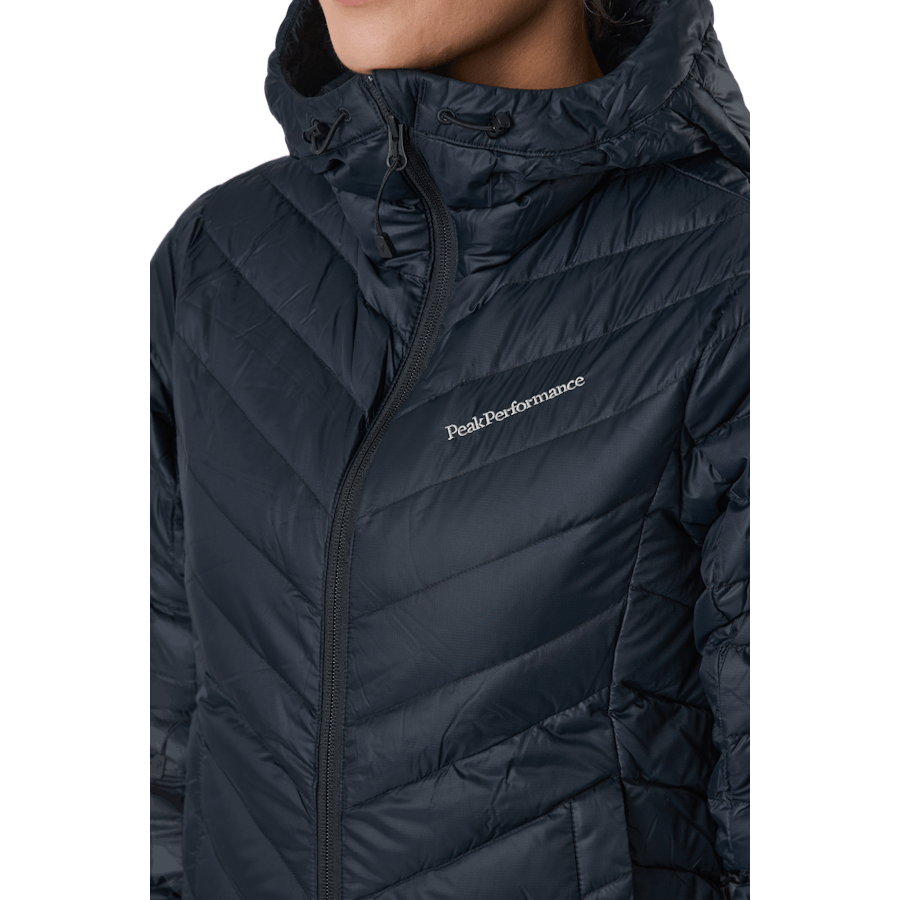 W Frost Down Hood Jacket Black