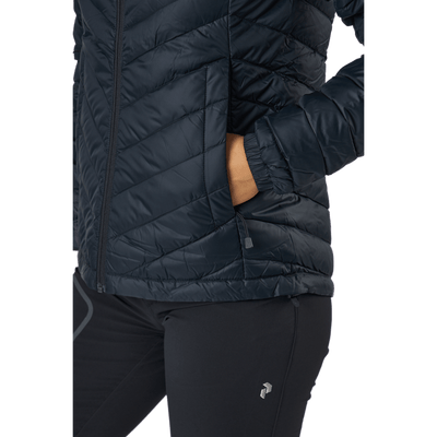 W Frost Down Hood Jacket Black