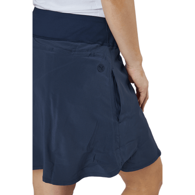 Pwrshape Solid Skirt Navy Blazer