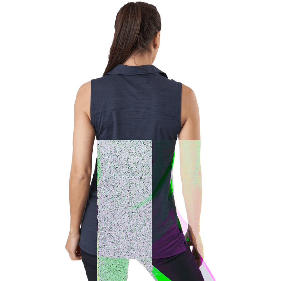 W Cloudspun Coast Sl Polo Navy Blazer Heather