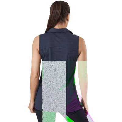 W Cloudspun Coast Sl Polo Navy Blazer Heather