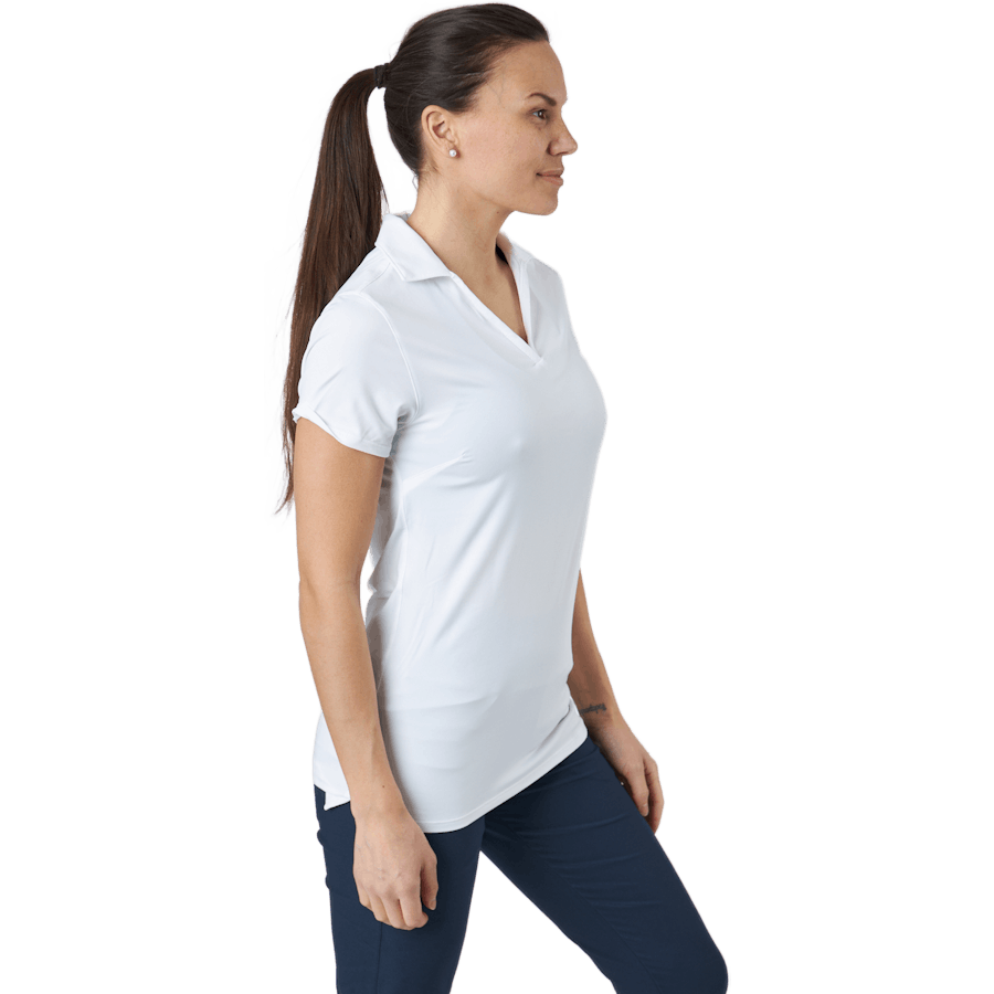 W Cloudspun Coast Polo Bright White