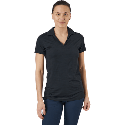 W Cloudspun Coast Polo Puma Black Heather