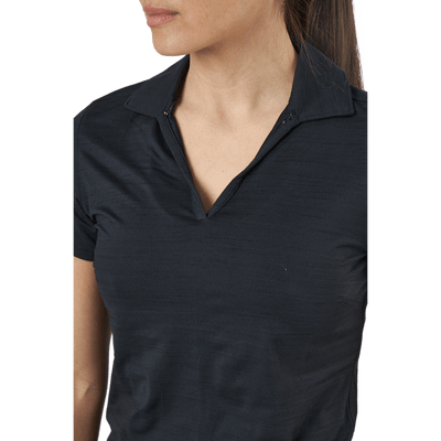 W Cloudspun Coast Polo Puma Black Heather