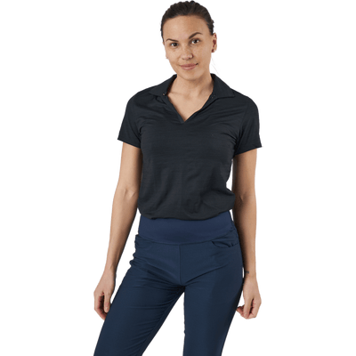 W Cloudspun Coast Polo Puma Black Heather