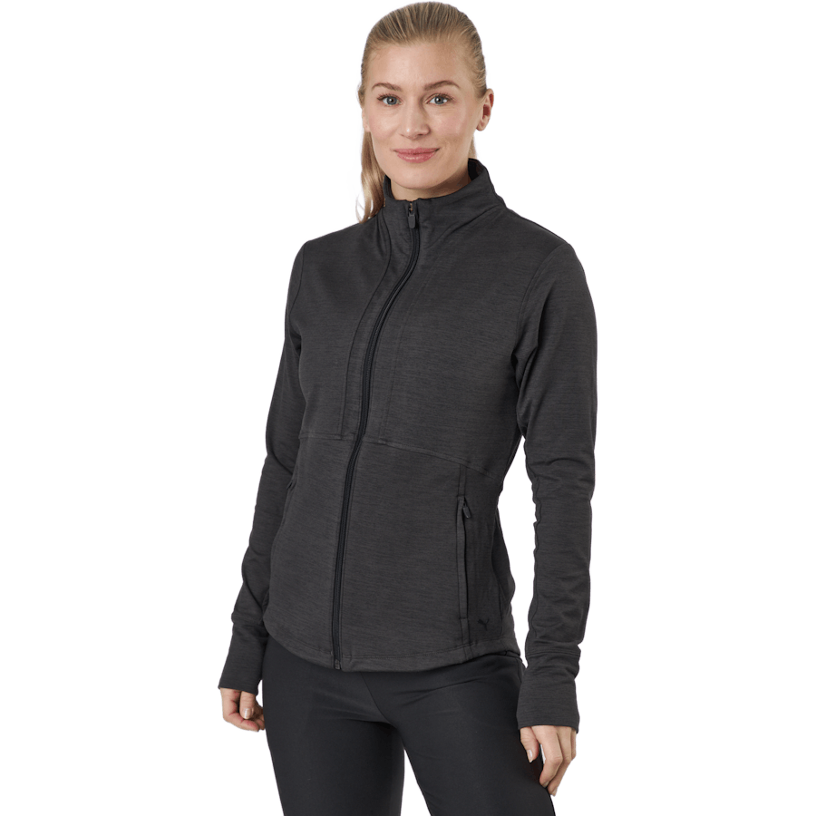 W Cloudspun Daybreak Jacket Puma Black Heather