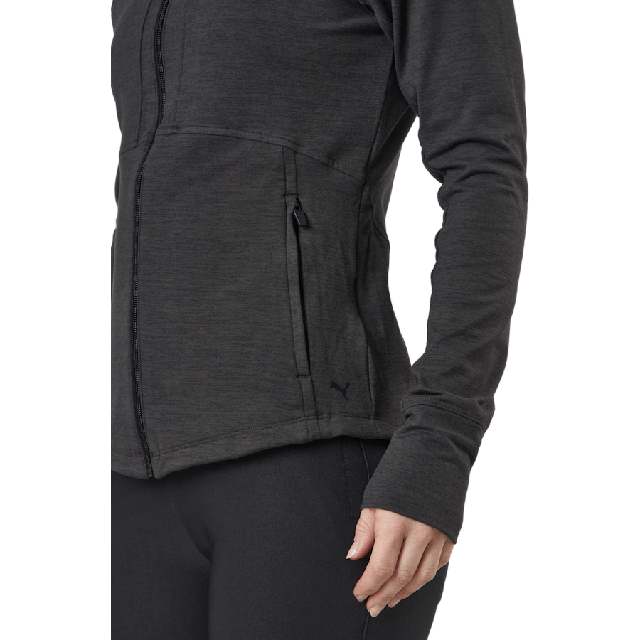 W Cloudspun Daybreak Jacket Puma Black Heather