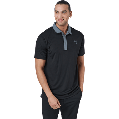 Gamer Polo Puma Black-quiet Shade