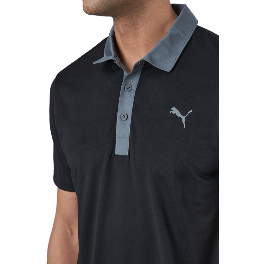 Gamer Polo Puma Black-quiet Shade