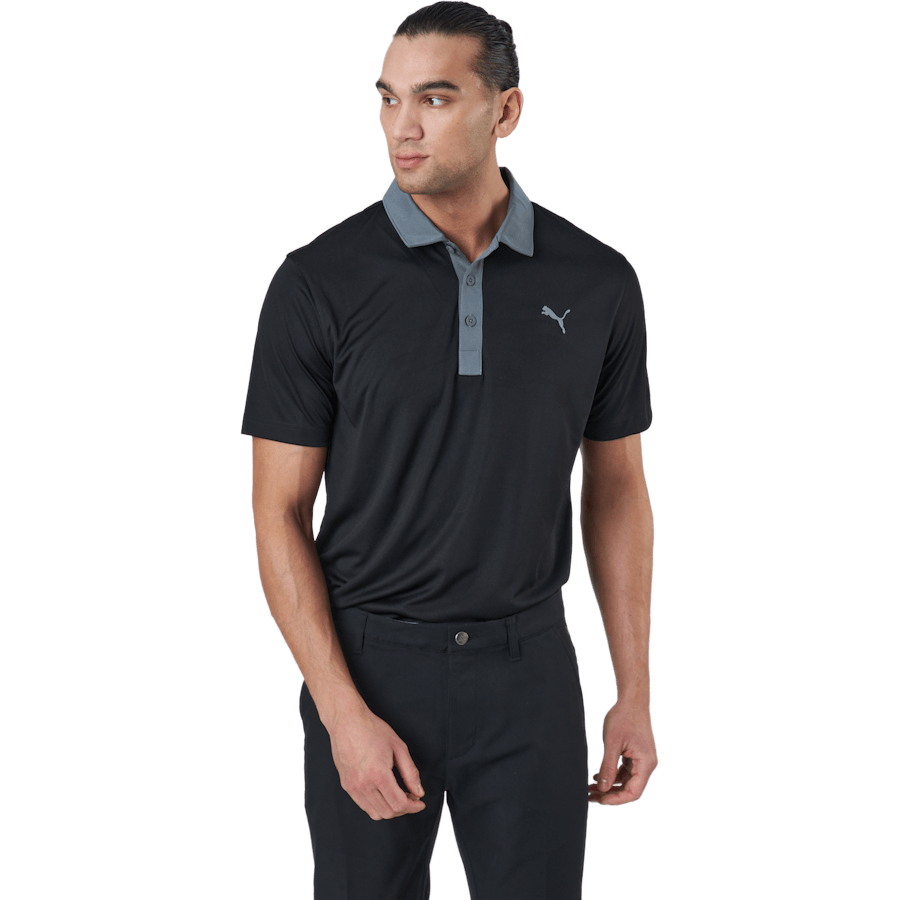 Gamer Polo Puma Black-quiet Shade