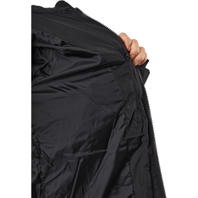Long Hood Down Parka Black
